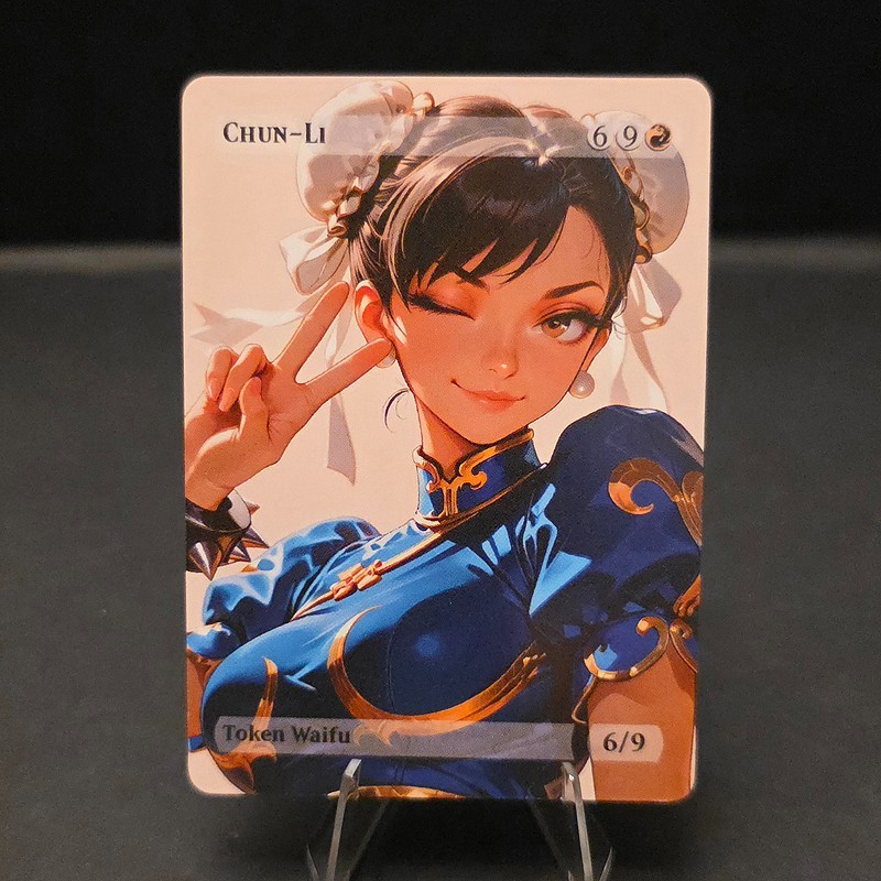 Chun-Li, Custom Anime Female Trading Card, Street Fighter