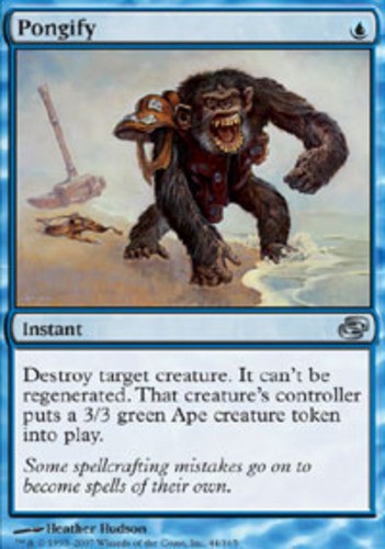 1x Pongify Heavy Play MTG Magic – Kid Icarus –