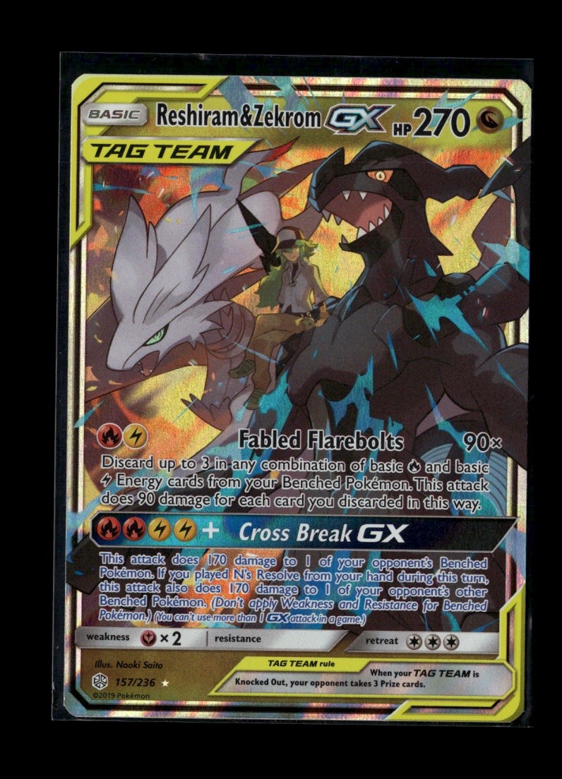 Reshiram & Zekrom GX [SM12 – 157/236] – Ultra Rare – NM
