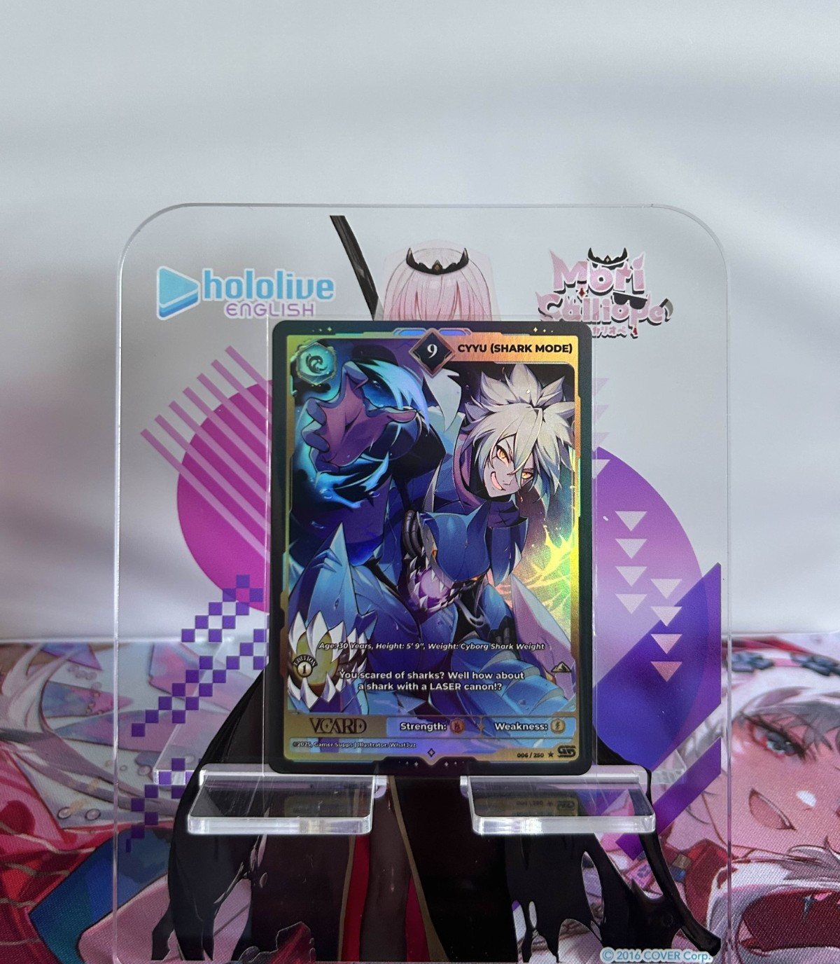 VCard Awakened Worlds 1st Edition R Power 9 – CyYu (Shark Mode) 006/250