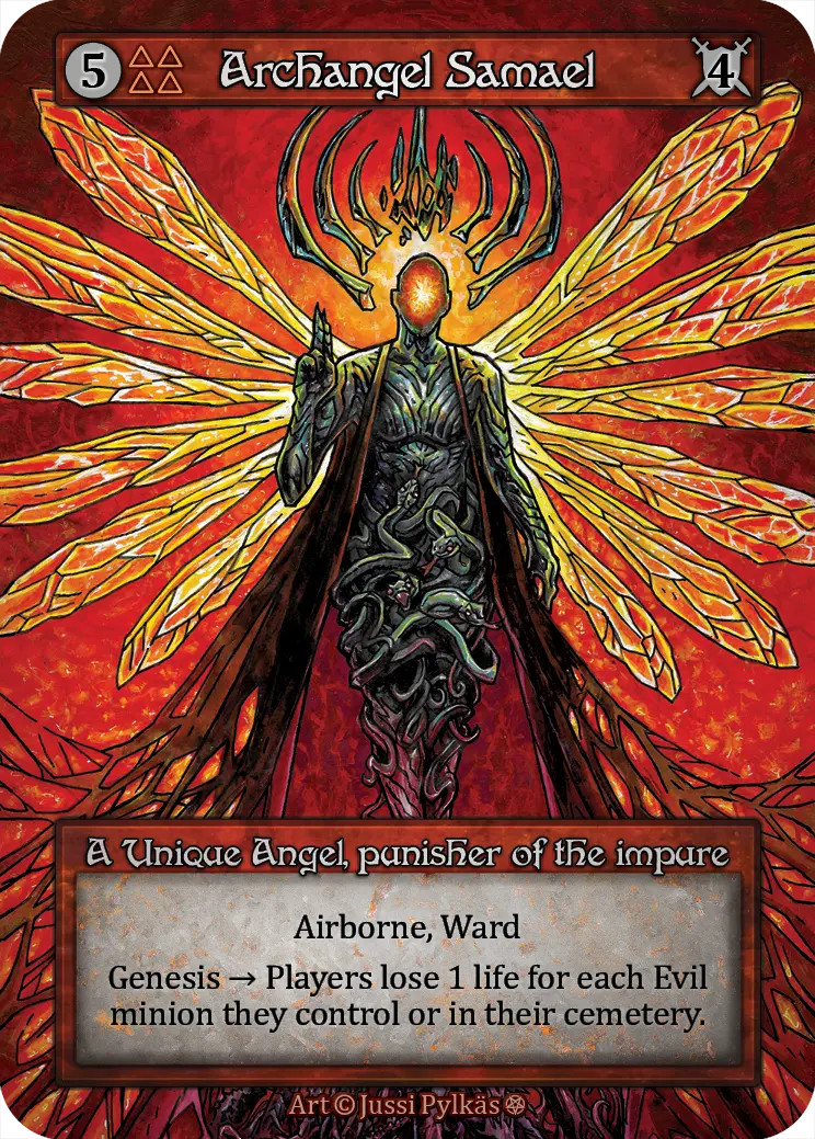 Sorcery Contested Realm – Gothic – Non Foil -Archangel Samael