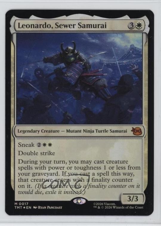 Leonardo Sewer Samurai Foil #0017