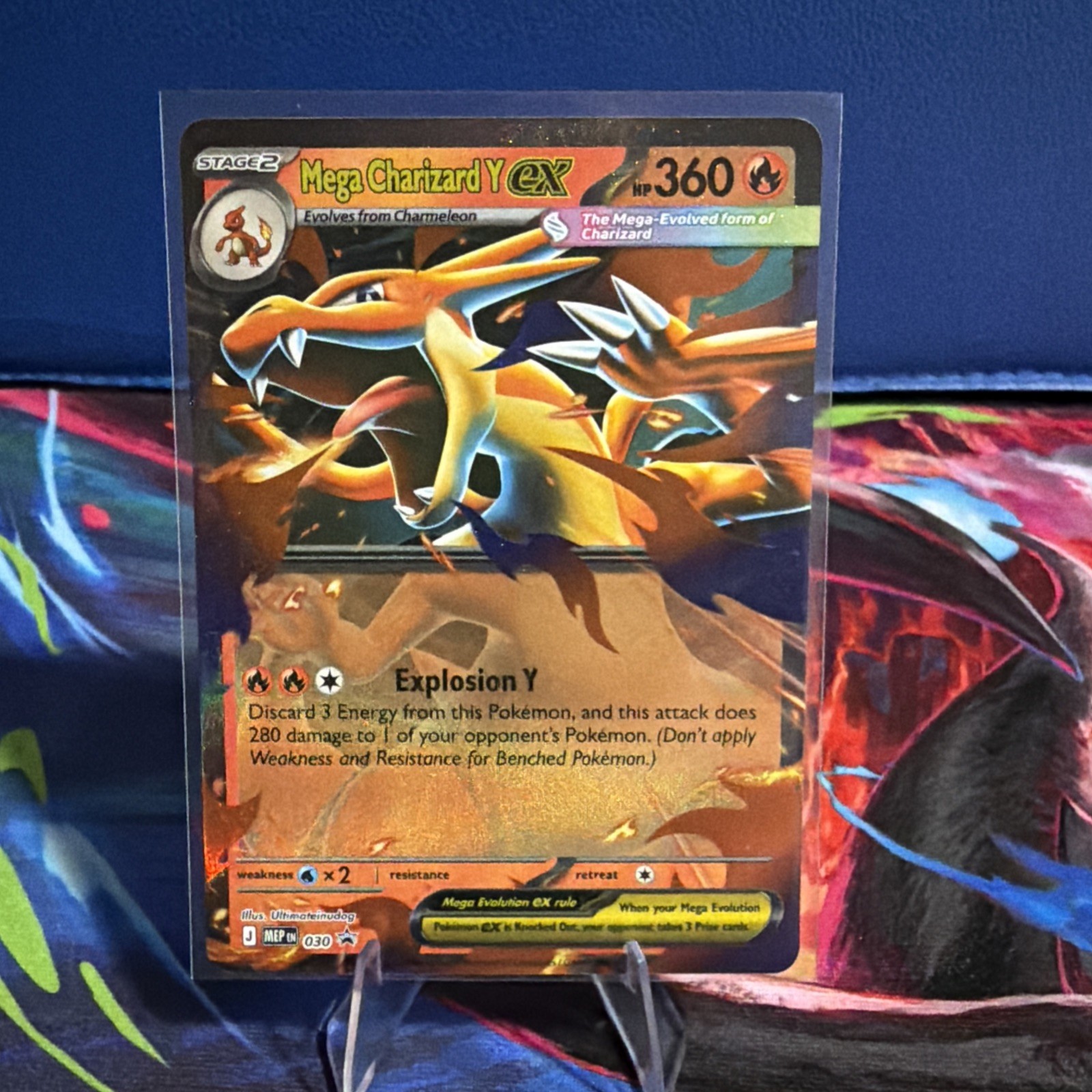 Mega Charizard Y ex 030 Me: Mega Evolution Promo Holo