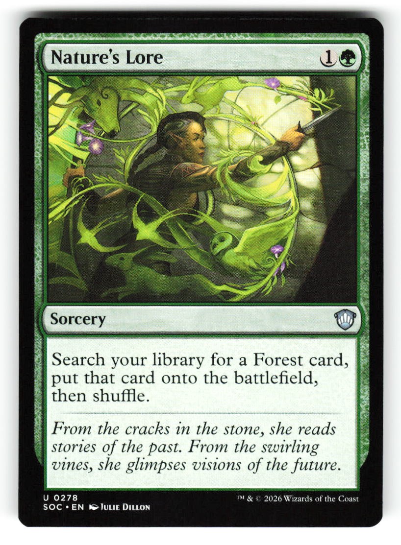 Nature’s Lore #278 (NM) (Non-Foil) (U) (SOC) Magic MTG