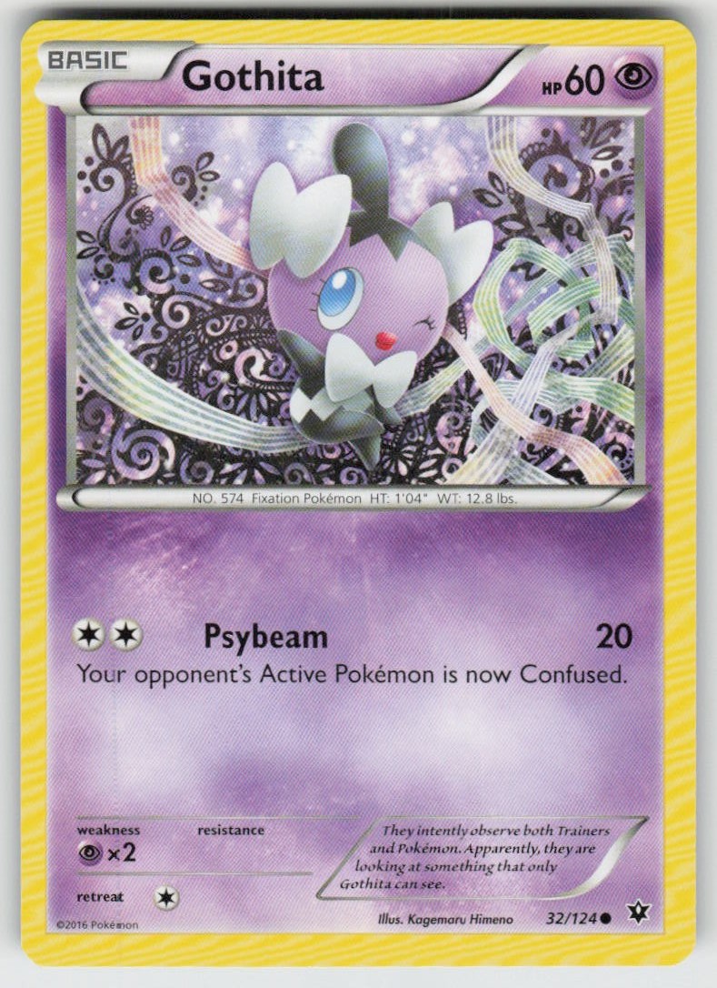 Gothita 32/124 Common XY – Fates Collide