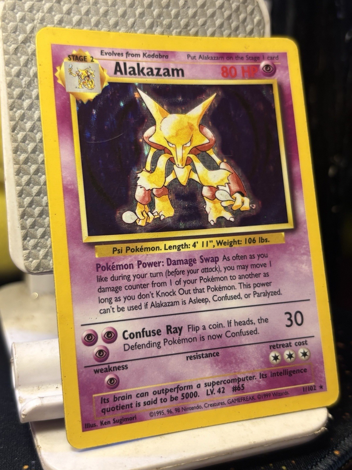 Alakazam 001/102 Base Set Holo