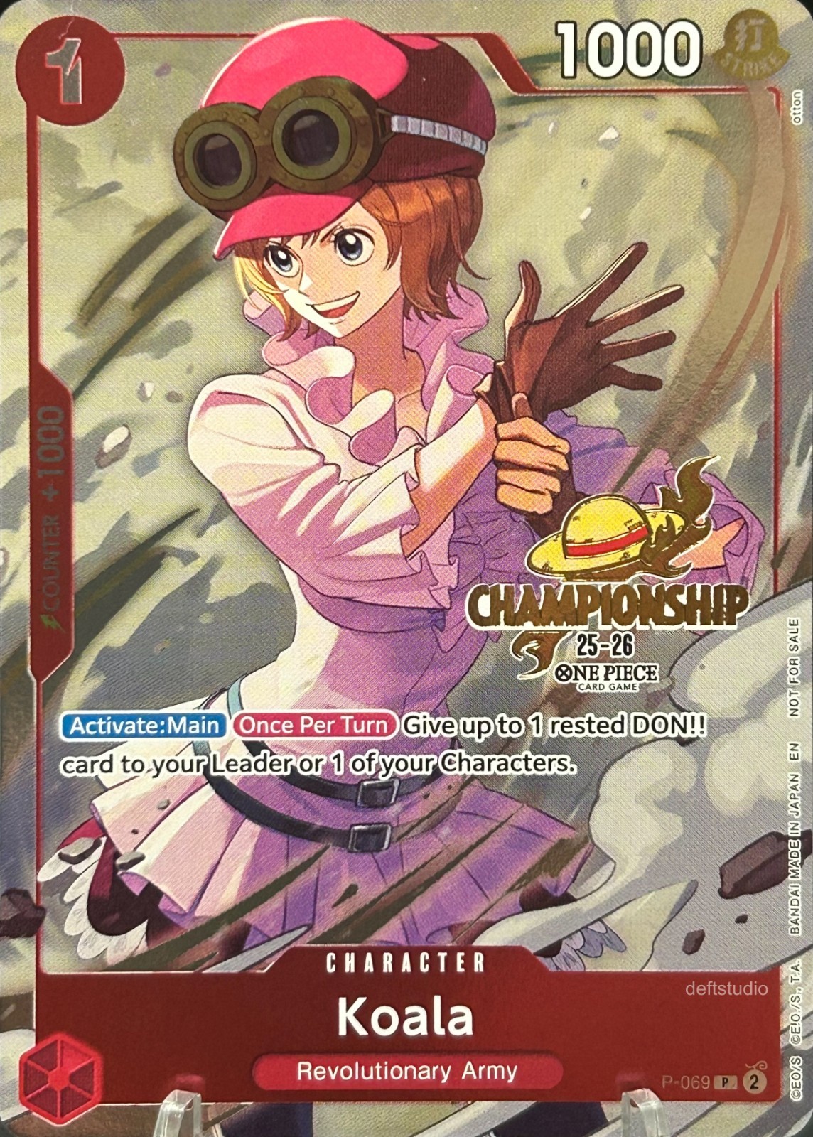 • Koala • P-069 CS 25-26 Championship Full Art Foil One Piece TCG NM