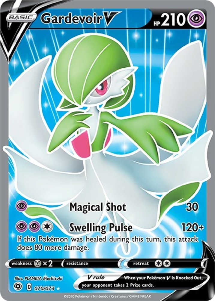 Gardevoir V (Full Art) CHP 70/73 Pokémon Champion’s Path Ultra Rare Holofoil …