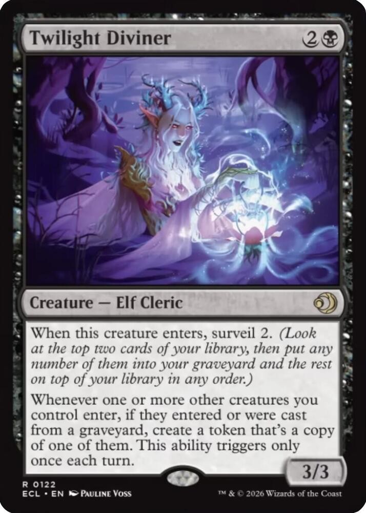 1x Twilight Diviner – Lorwyn Eclipsed – NM – MTG