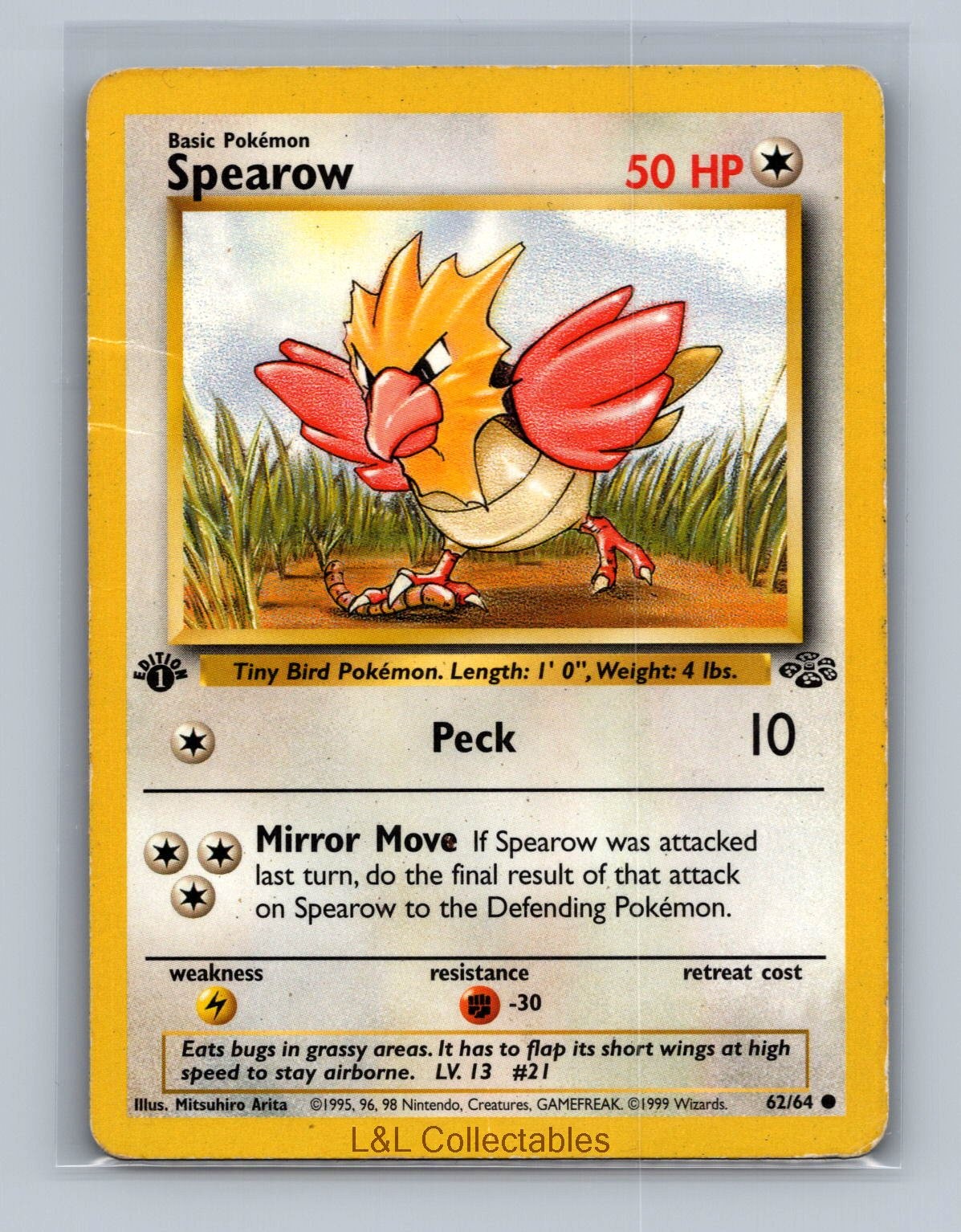 Spearow #62/64 Jungle First Edition