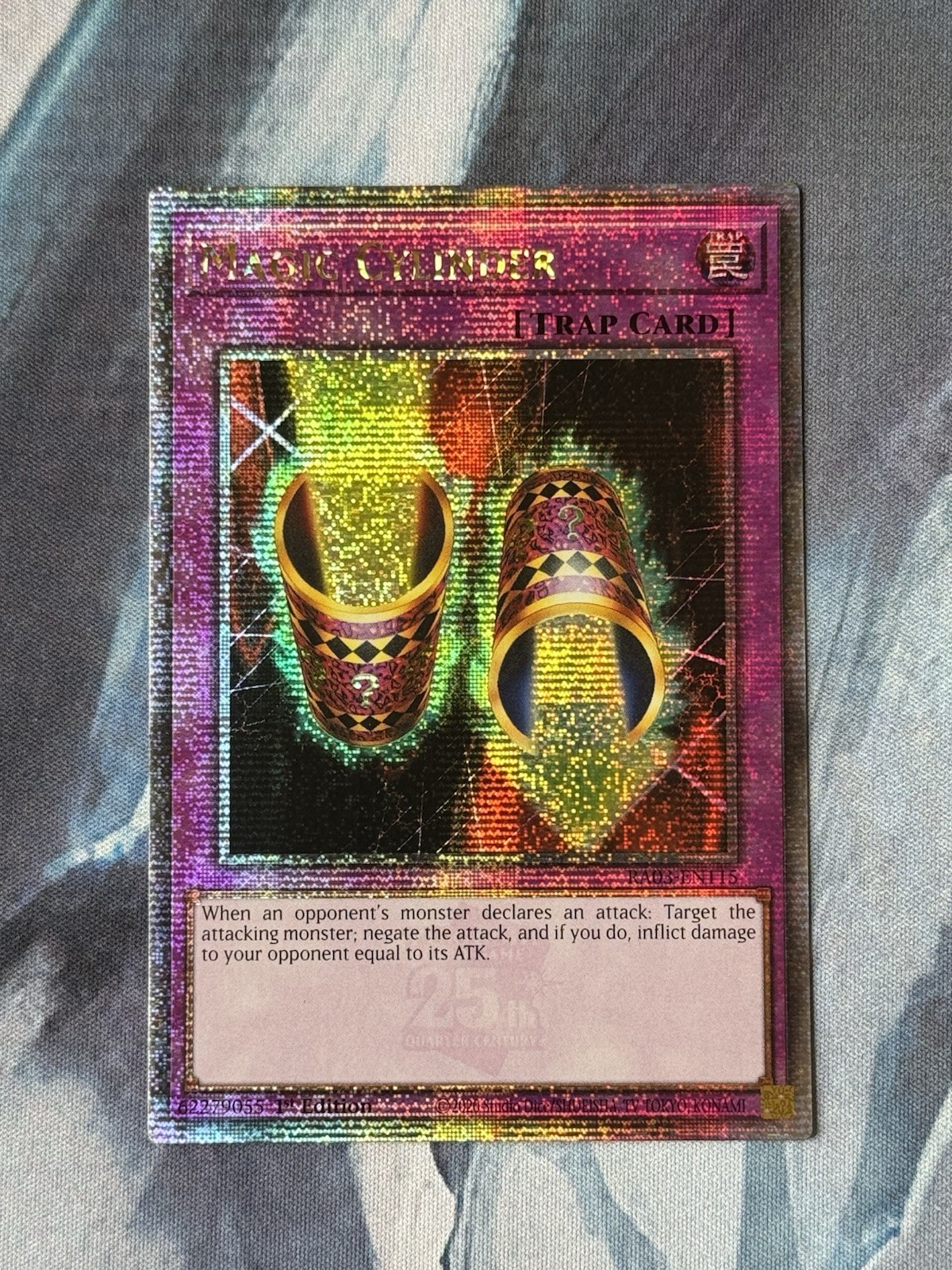 Pack Fresh NM/M QCSR RA03-EN115 1st Magic Cylinder Quarter Century Secret Rare