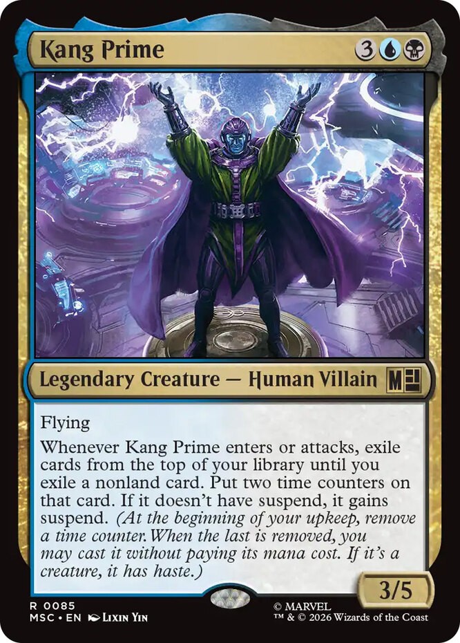 x1 Kang Prime R MTG Commander: Marvel Super Heroes M/NM, English