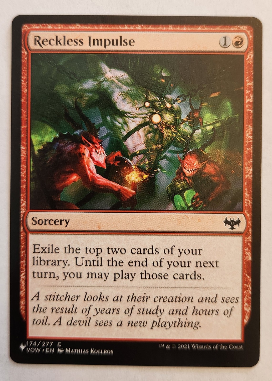Reckless Impulse The List Reprints Regular