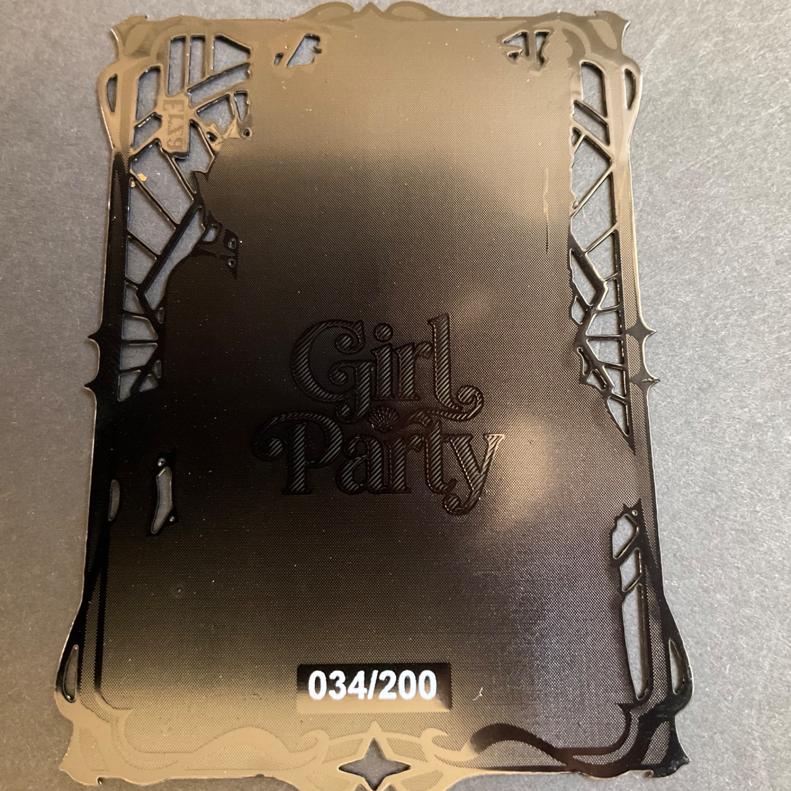 Goddess Story Gold METAL Card – Random Serial Number #/200! Erza Anime Bikini