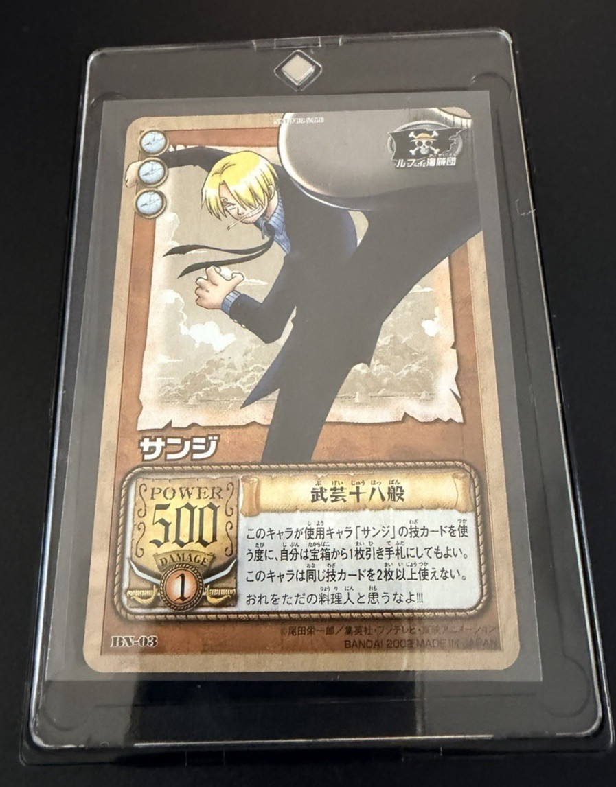 One Piece Carddass Sanji BN-03 Promo Card 2002 Tournament limited edition Rare