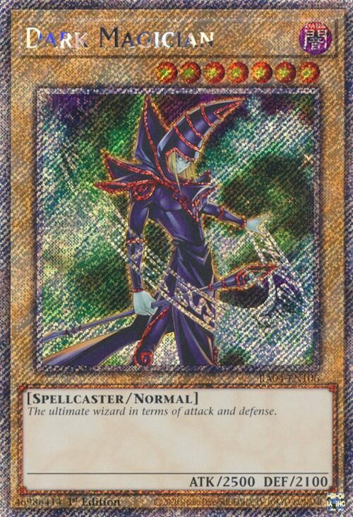 Dark Magician (6th Art) (Platinum Secret Rare) RA04-EN106 Quarter Century…