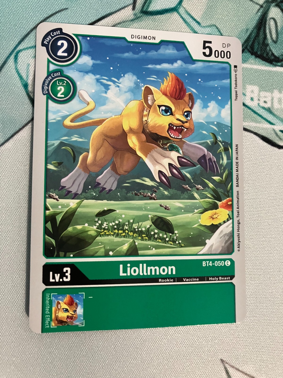 Liollmon BT4-050 C Digimon CCG | Great Legend Near Mint