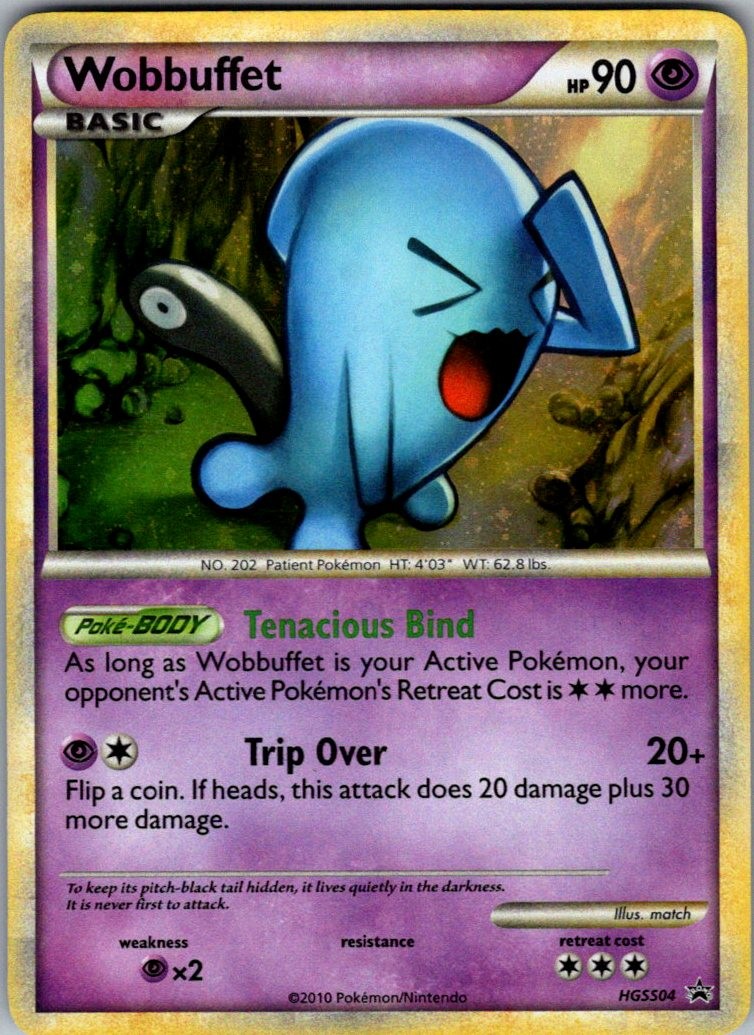 Wobbuffet – Promo HGSS Promos HGSS04 LP