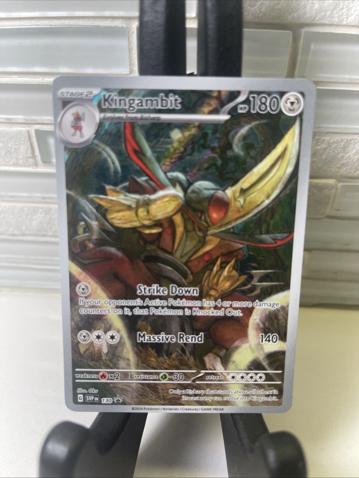Kingambit Holo SV: Scarlet & Violet Promo Cards 130 2023 NM