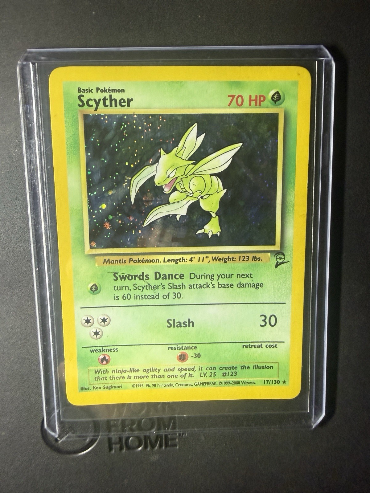Scyther 017/130 Base Set 2 Holo