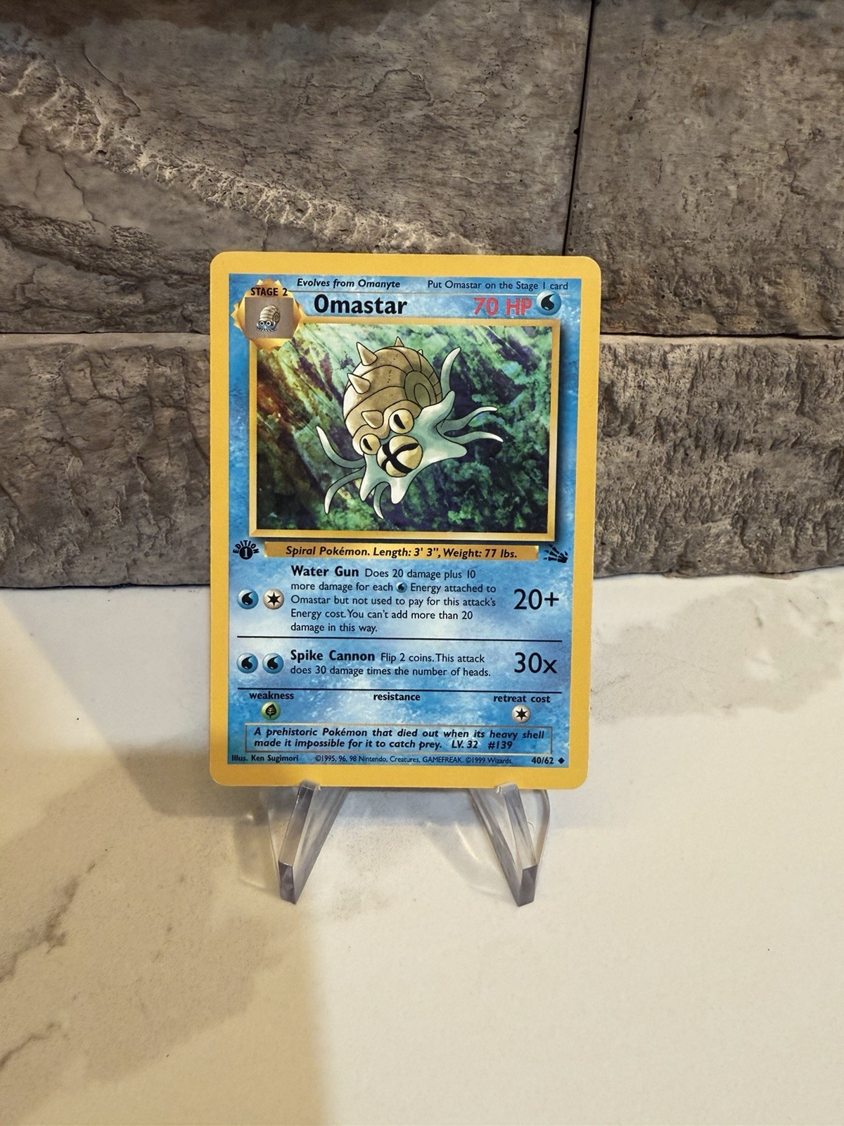 Omastar 40/62 Fossil First Edition