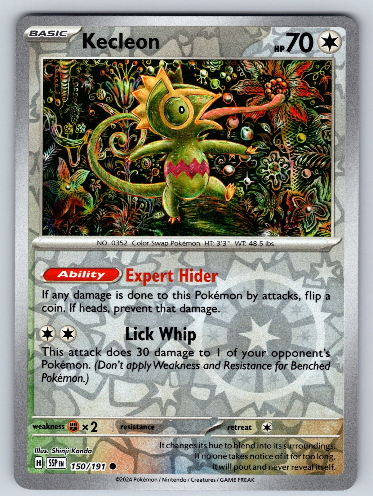 Kecleon Reverse Holofoil [SSP – 150/191] – NM