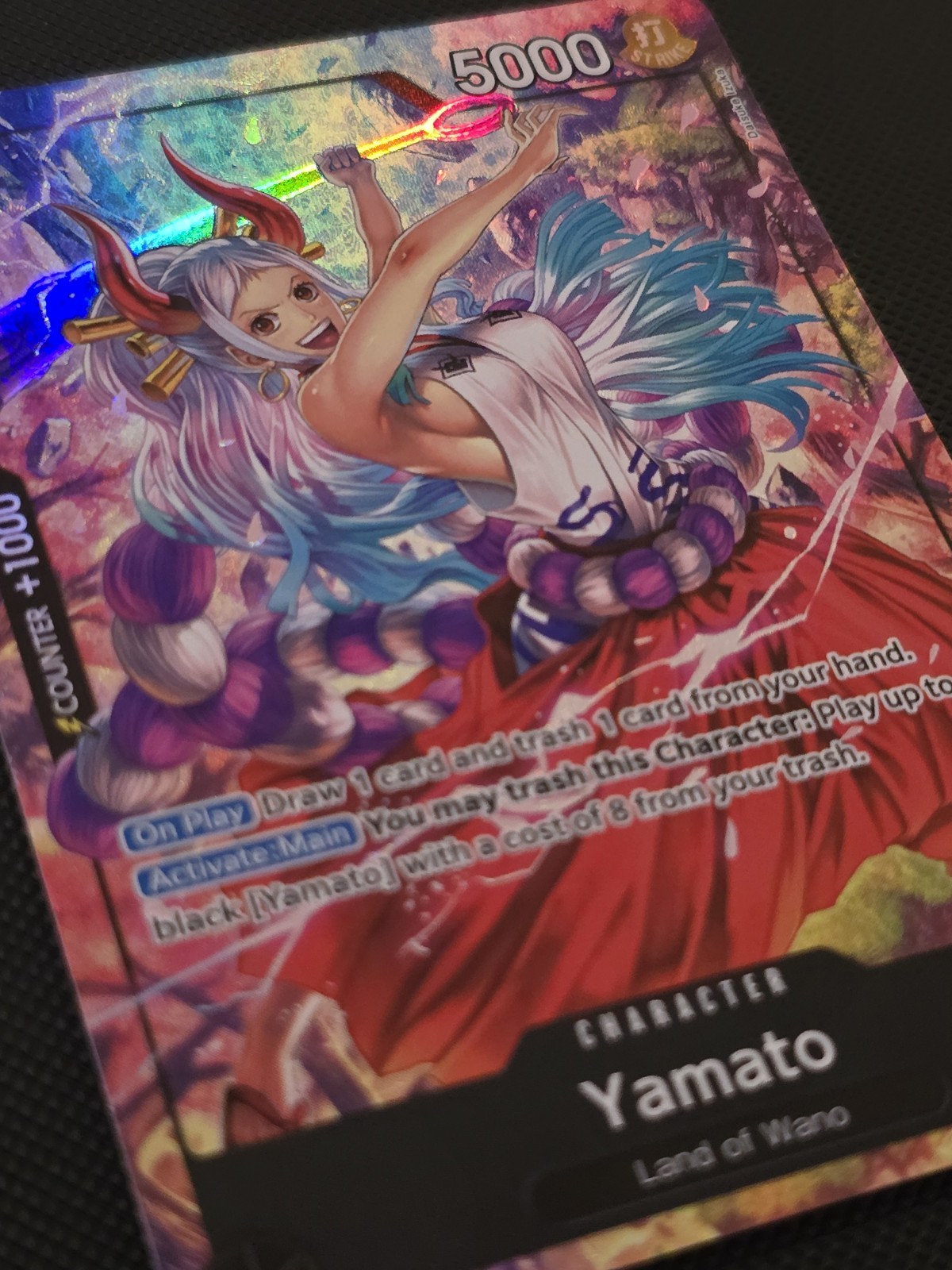 Yamato OP16-098 SR – Alt Art Holo, One Piece CCG, The Time of Battle