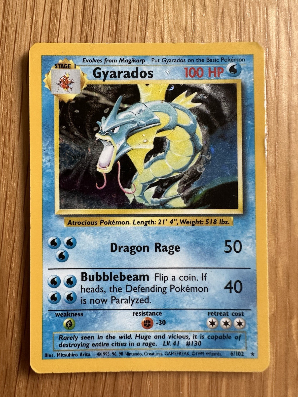 Gyarados 006/102 Base Set Holo