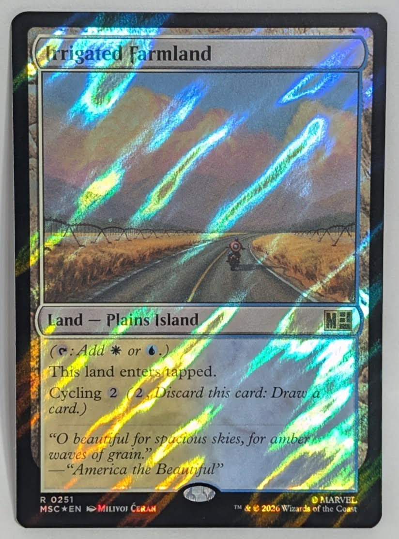 Irrigated Farmland 251 ◆SURGE FOIL◆ MSC Commander: Marvel Super Heroes NM