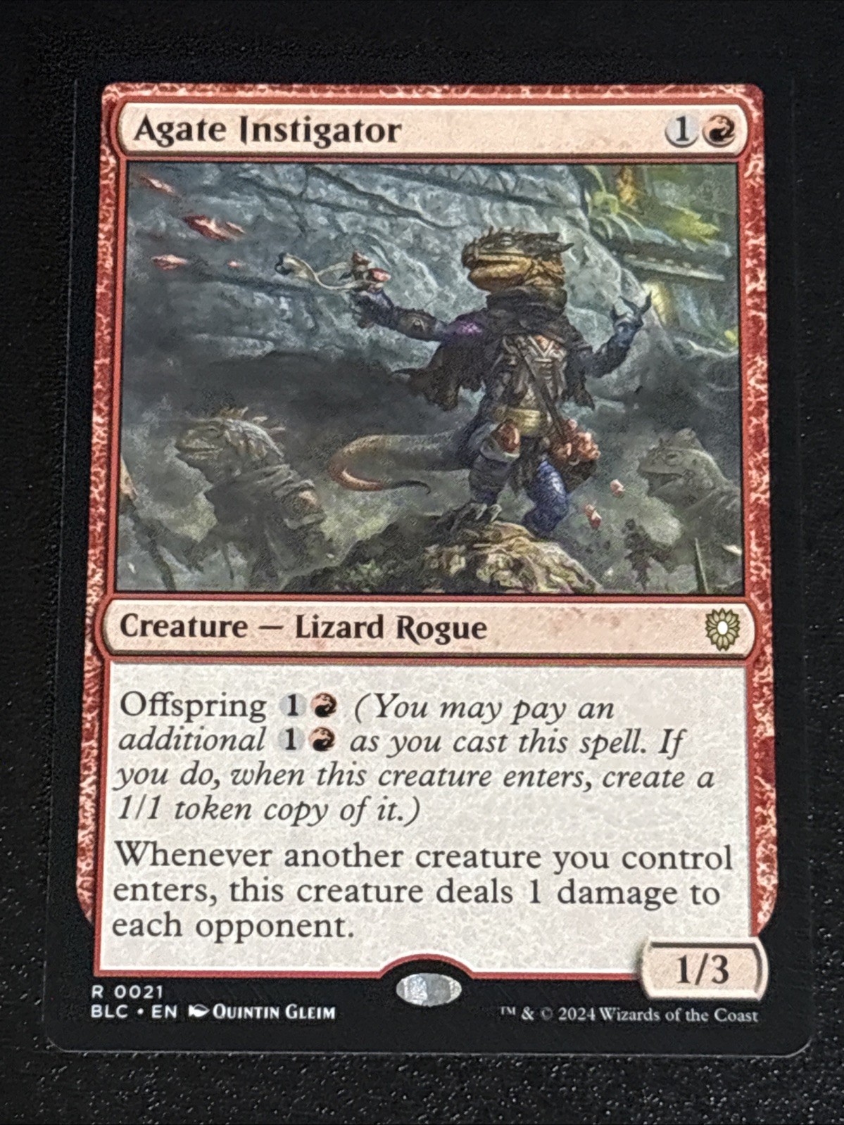 MTG Commander: Bloomburrow Agate Instigator 0021 Rare
