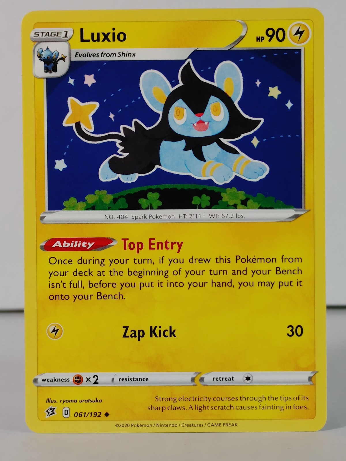Luxio – Rebel Clash – Pokemon – 061/192 – singles – NM