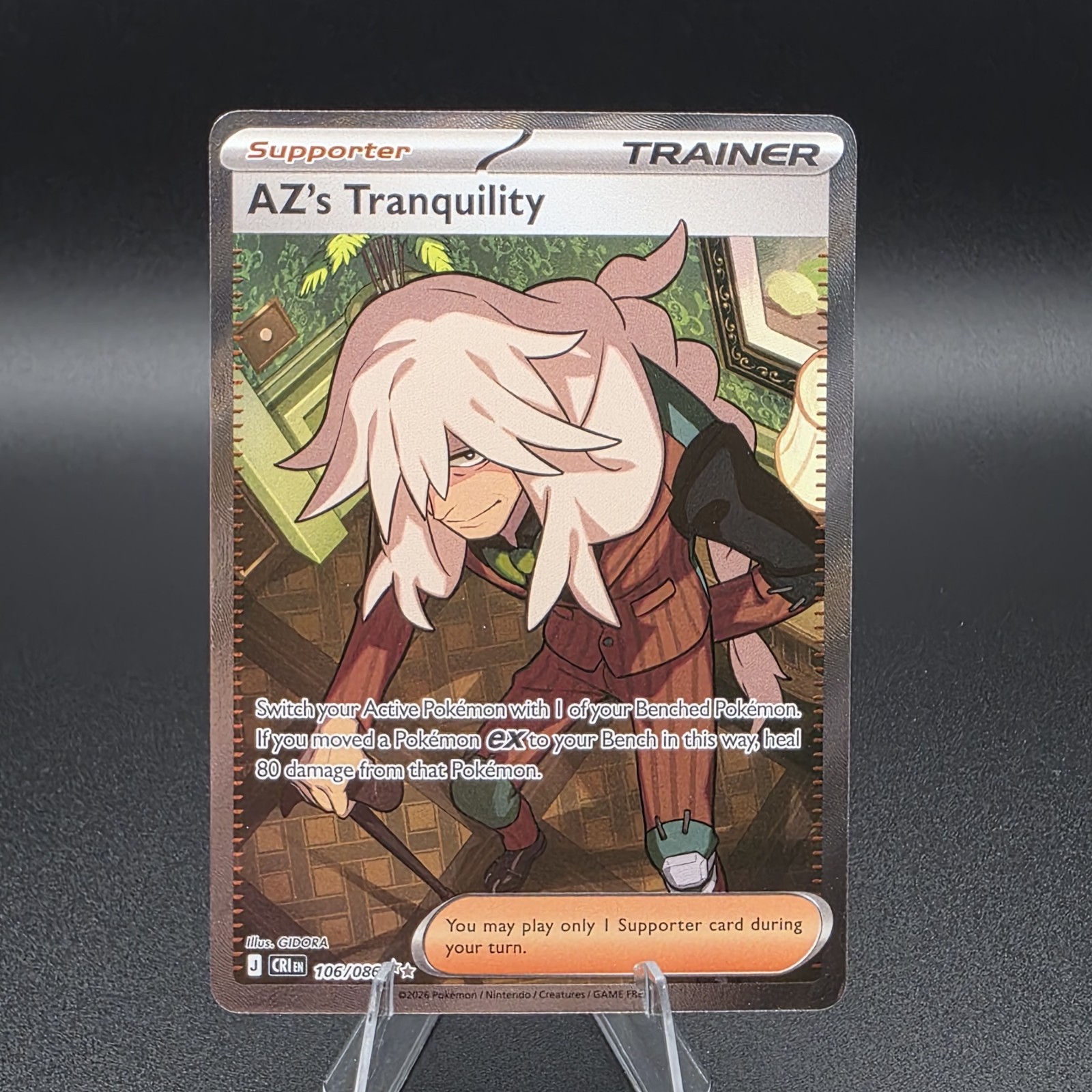 AZ’s Tranquility Holo Ultra Rare ME04: Chaos Rising 106/086 NM