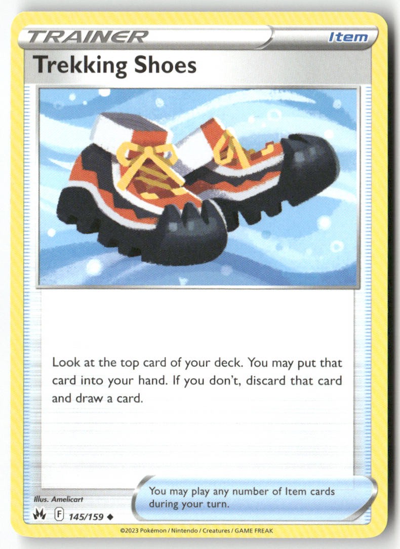 Trekking Shoes 145/159 Crown Zenith Uncommon Pokemon Amelicart