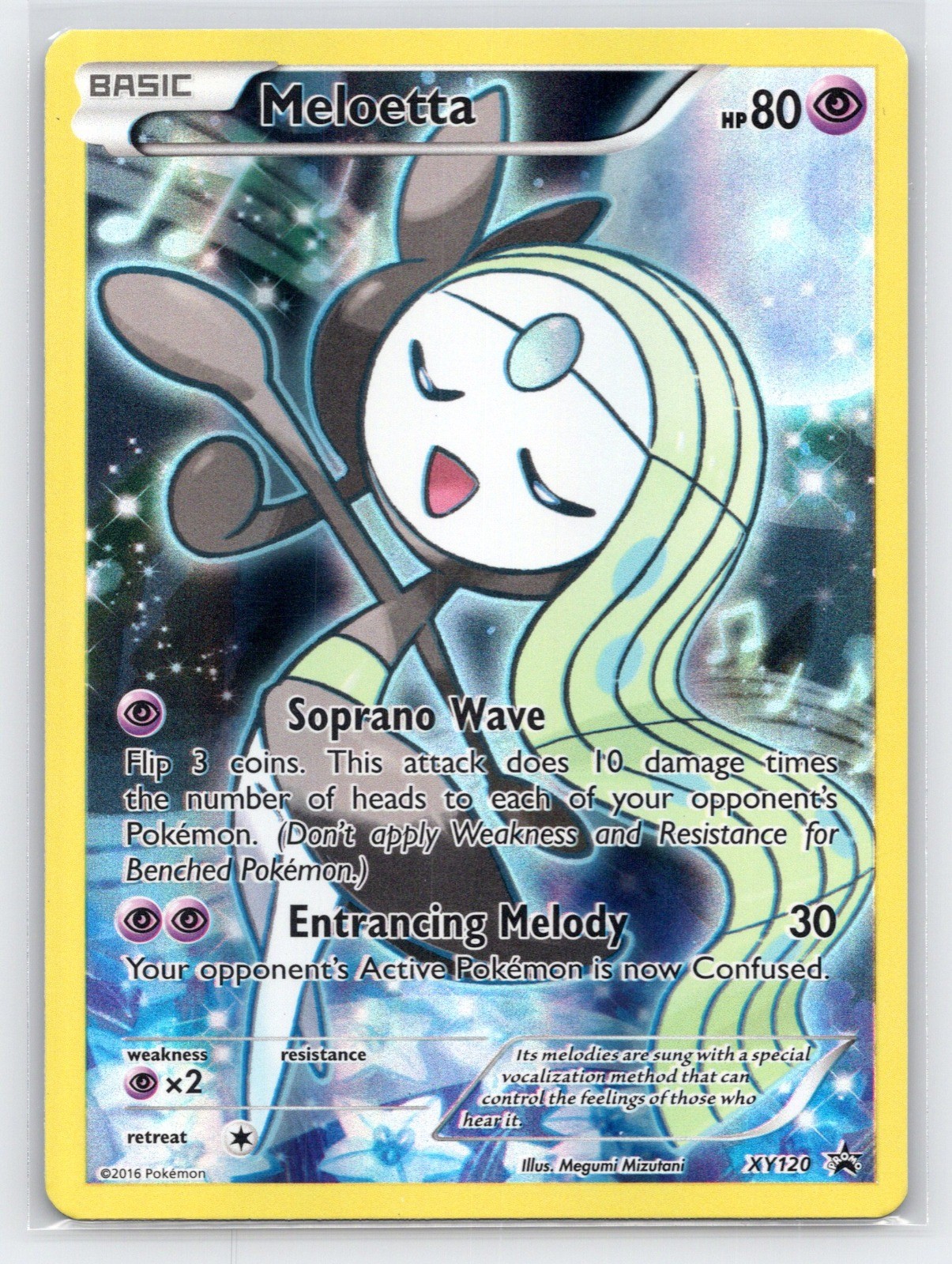 Pokemon XY Promos XY120 LP Meloetta