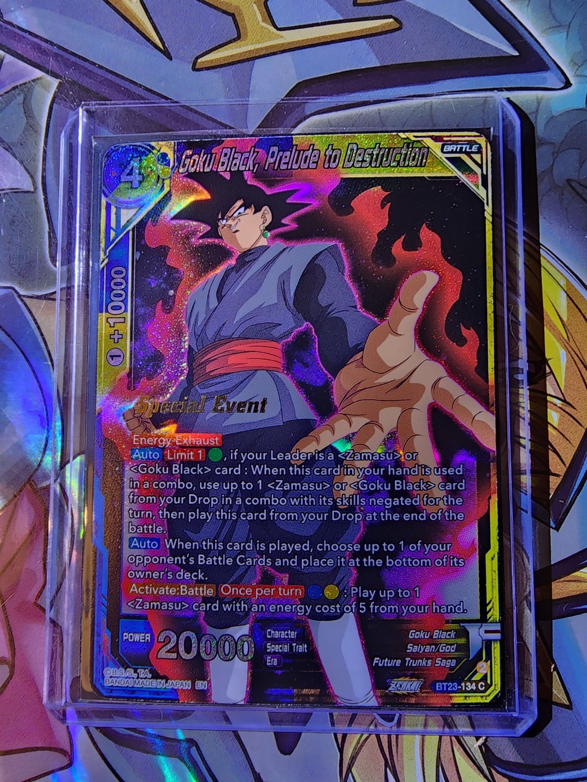 Special Event Goku Black Prelude To Destruction BT23-134 Dragon Ball Super Card