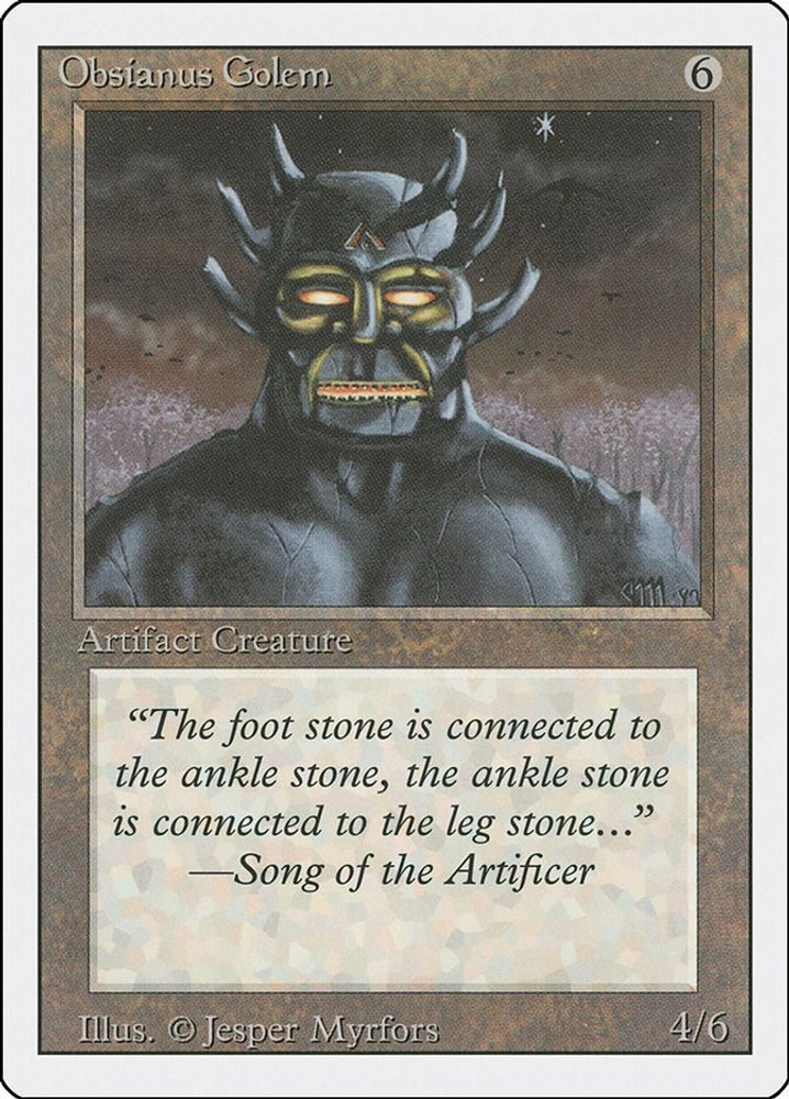 Obsianus Golem [3ED – 268 Lightly Played]