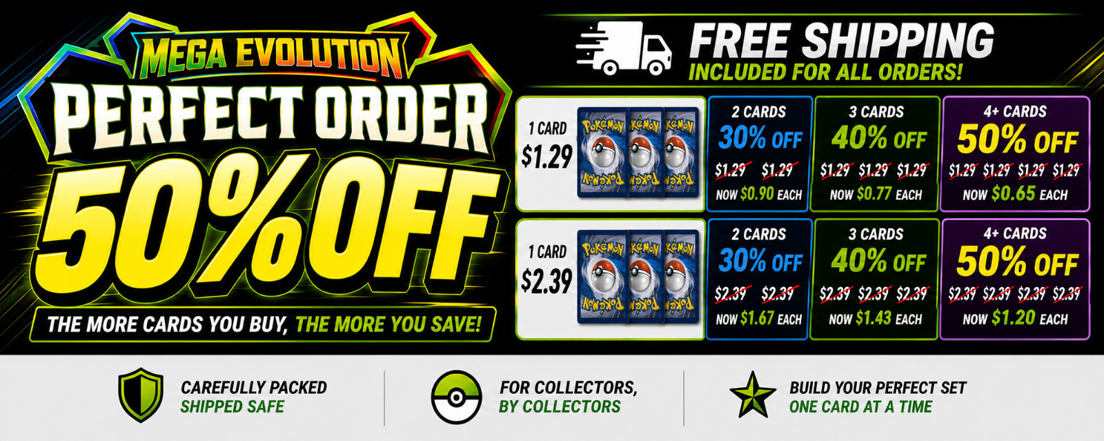 Pokemon Perfect Order 50% Off 4+ Pick Your Card Holo Reverse Holo Common PYC