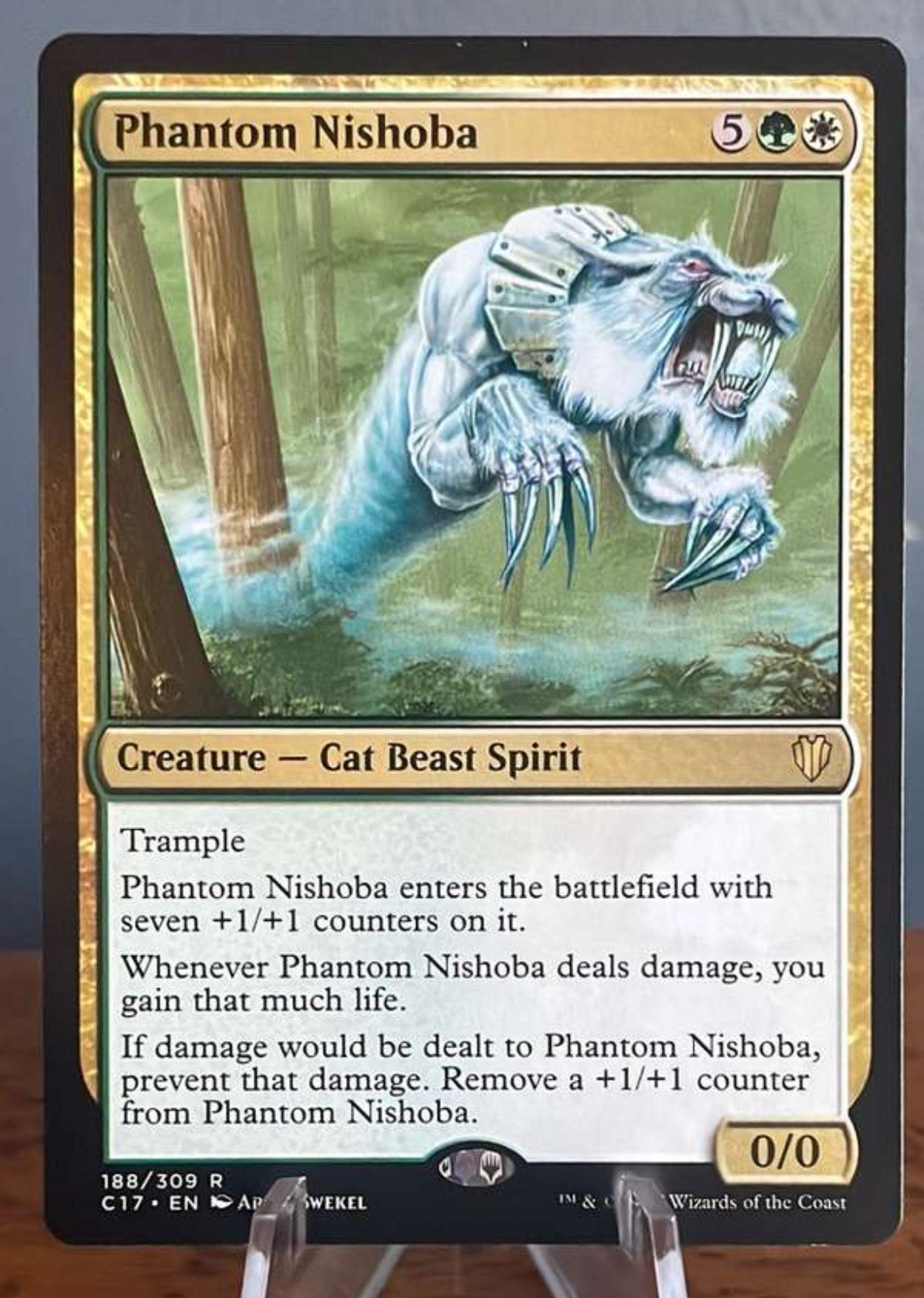 Magic: The Gathering Phantom Nishoba Commander 2017 188/309 Rare Regular English