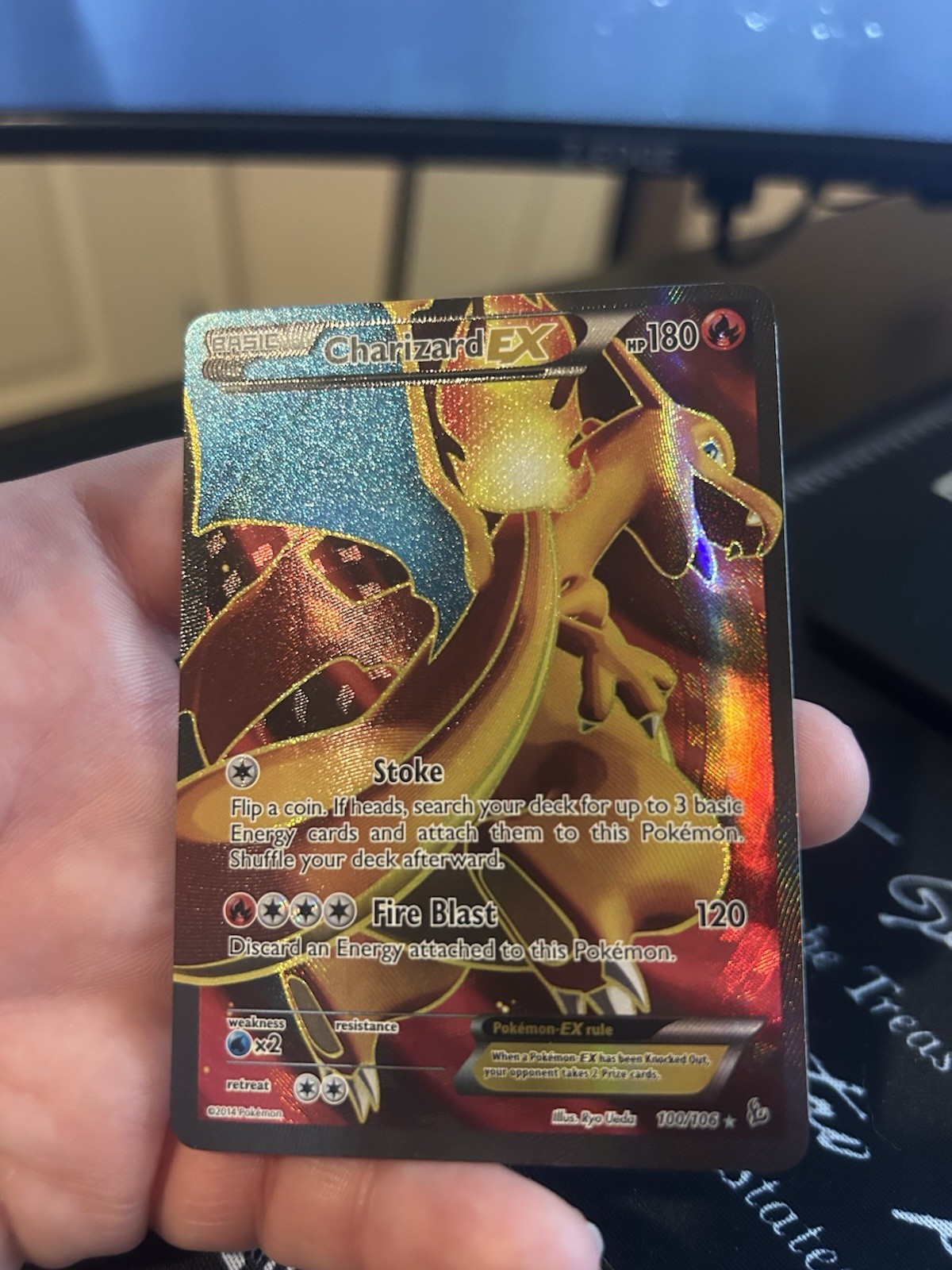 Charizard EX (100 Full Art) 100/106 Flashfire Holo