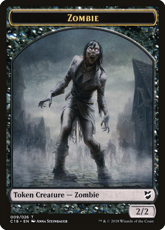 4x Angel Token / Zombie Token – NM/LP – Commander 2018 – SPARROW MAGIC mtg
