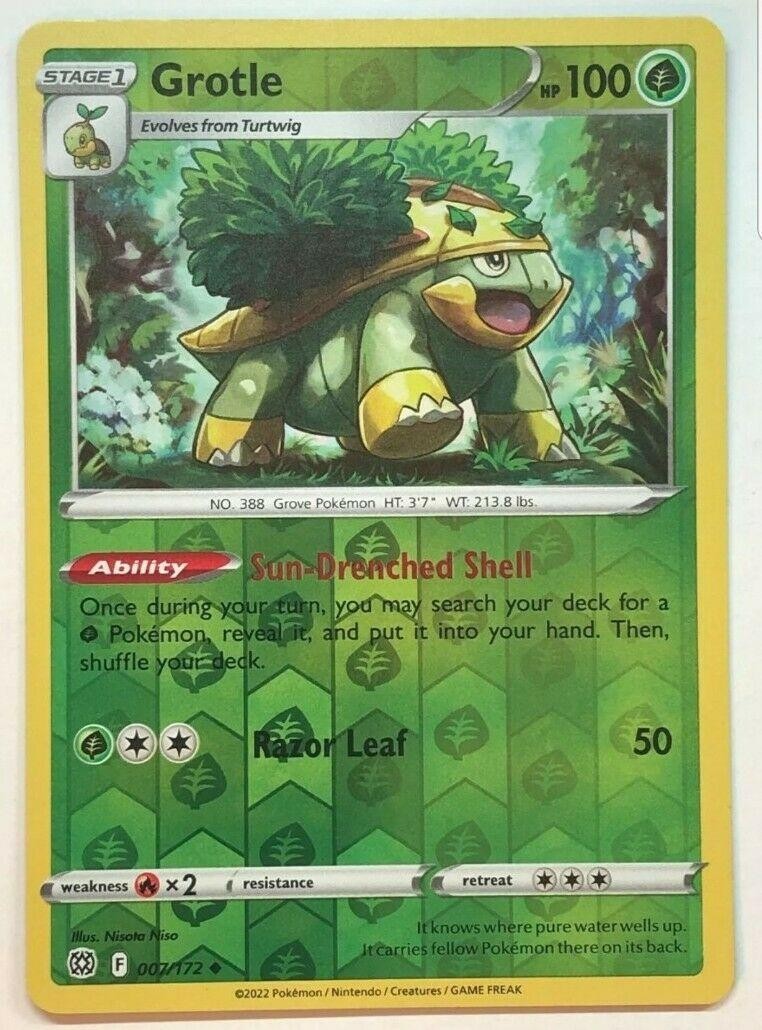 Grotle – [SWSH09 – 007/172] – Reverse Holofoil – Uncommon – Pokemon – EN