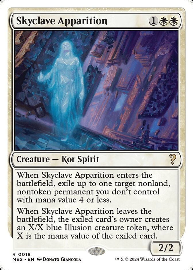 MTG Magic the Gathering Skyclave Apparition (18/390) Mystery Booster 2 LP