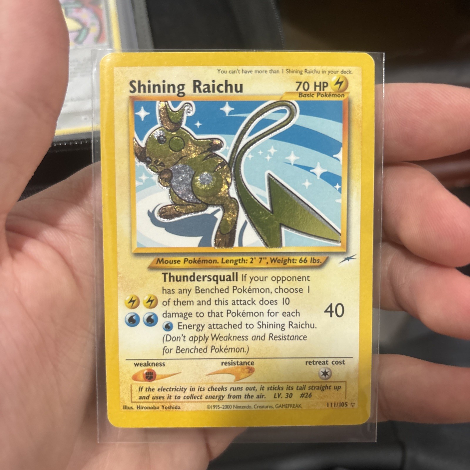 Shining Raichu 111/105 Neo Destiny Holo