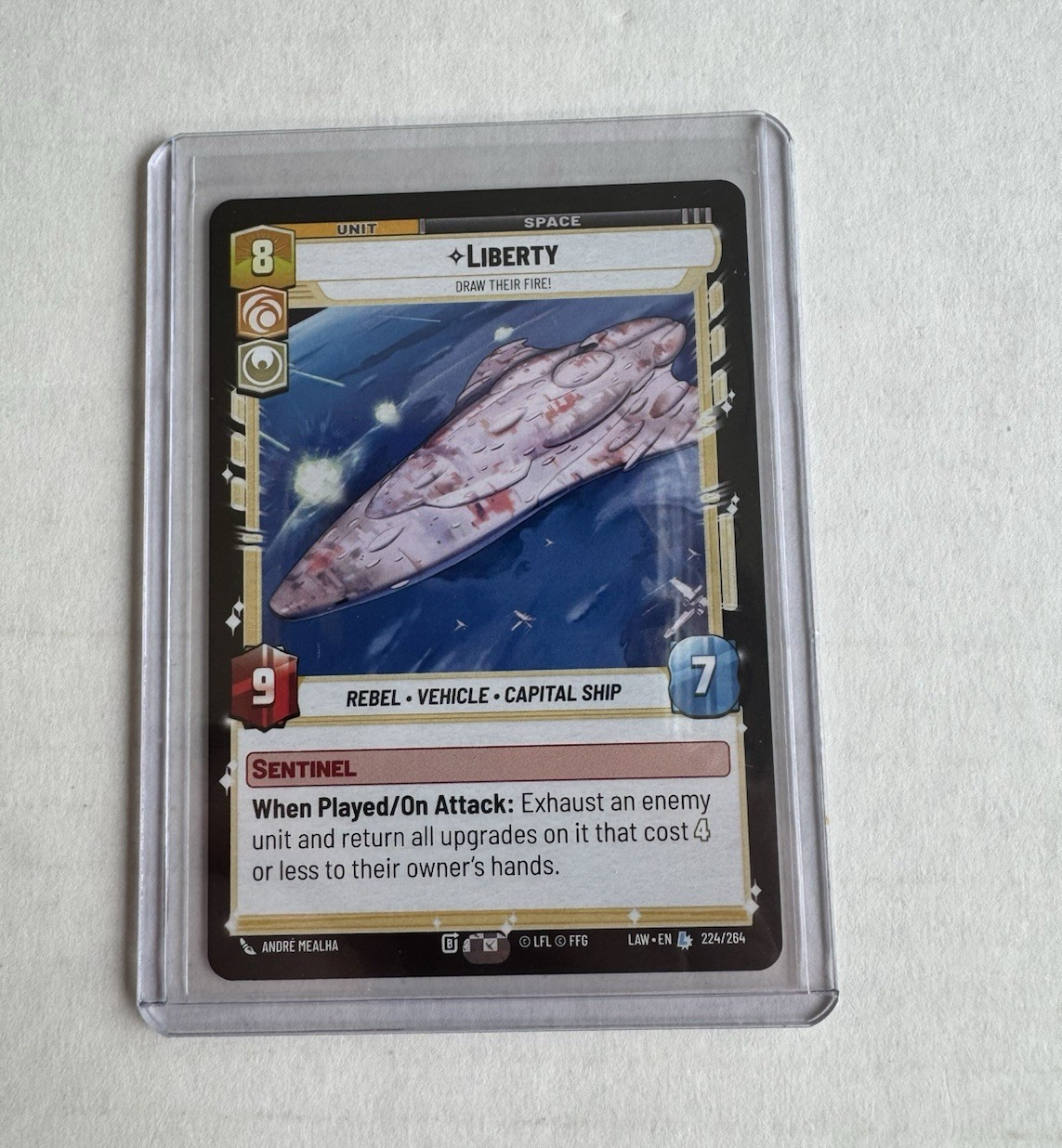 Liberty – Draw Their Fire! LEGENDARY 224/264 A Lawless Time Star Wars Unlimited