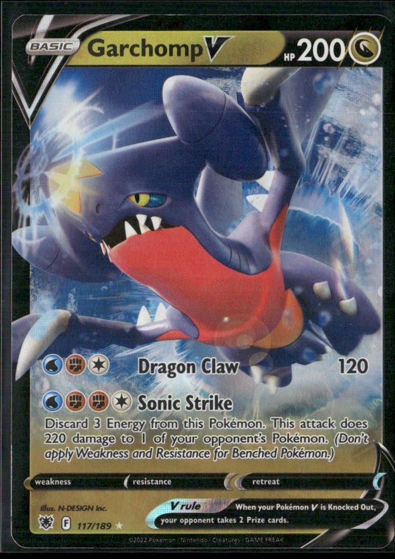 Garchomp V 117/189 Pokemon EN – Near Mint