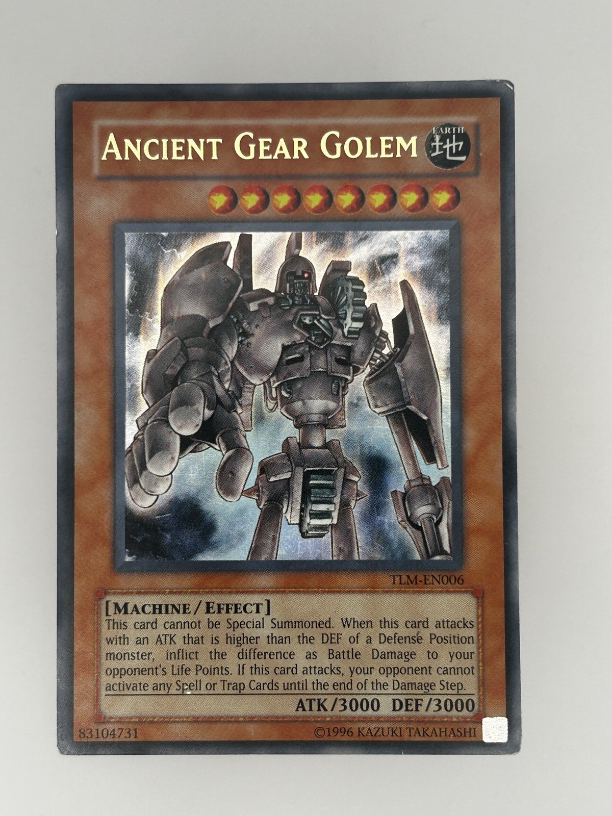 Ancient Gear Golem TLM-EN006 The Lost Millennium Unlimited|Unlimited Edition