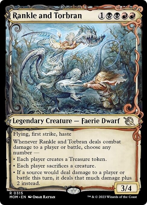 Showcase RANKLE AND TORBRAN mtg NM-M March of The Machine 1 Rare