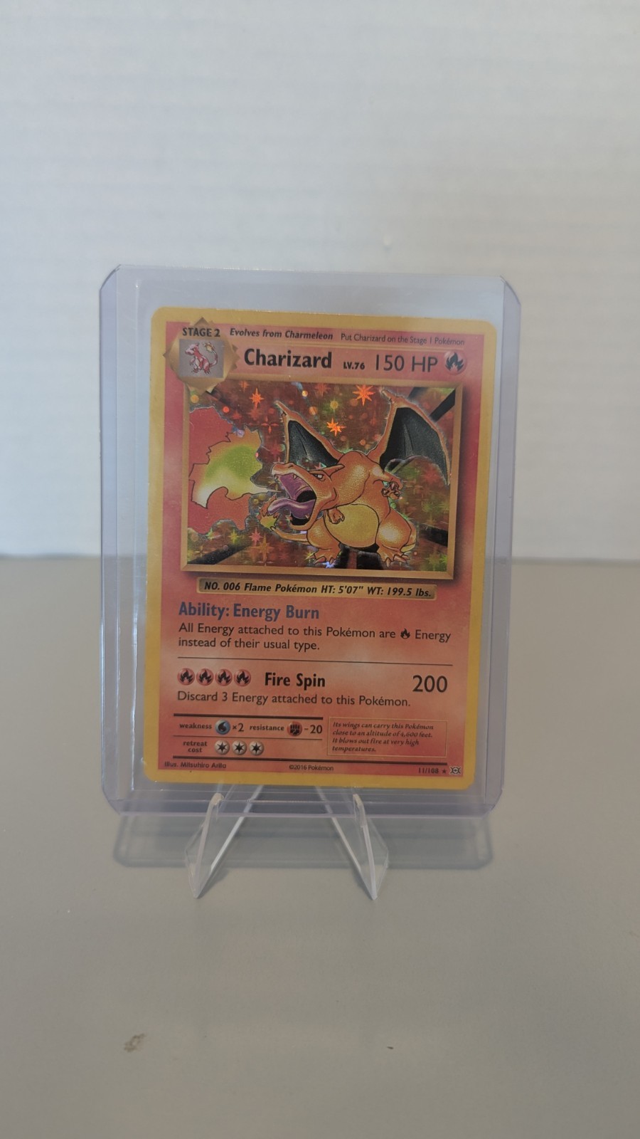 Charizard 11/108 Evolutions Holo