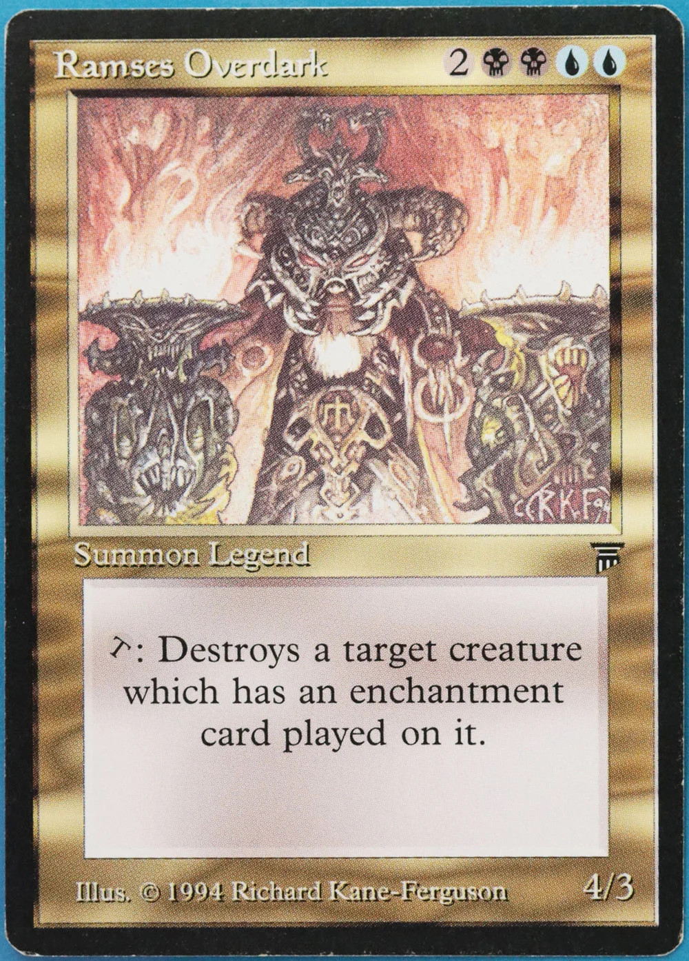Ramses Overdark Legends PLD Blue Black Rare MAGIC MTG CARD (ID# 520241) ABUGames