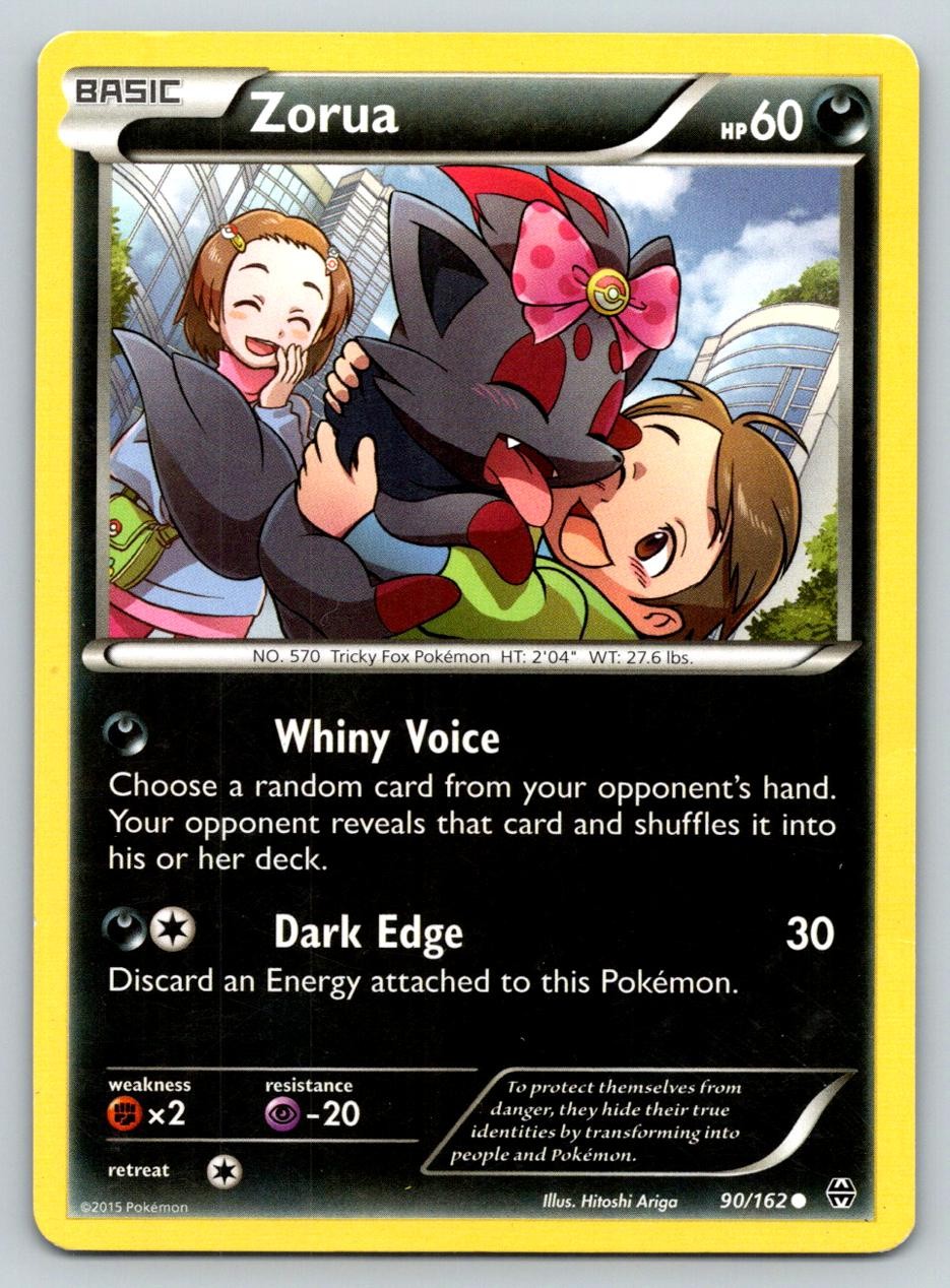ZORUA 90/162 C BREAKTHROUGH POKEMON MP ARIGA